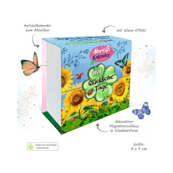 Trötsch Geschenkkalender Abreißkalender Glückliche Tage 2026