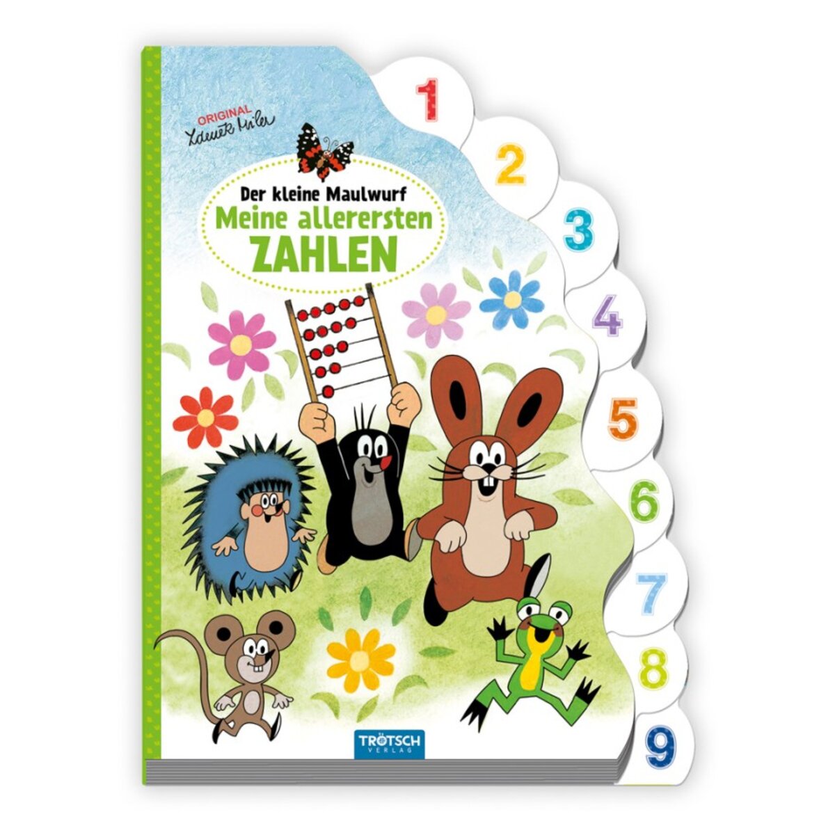Trötsch Der kleine Maulwurf Registerbuch "Erste Zahlen"
