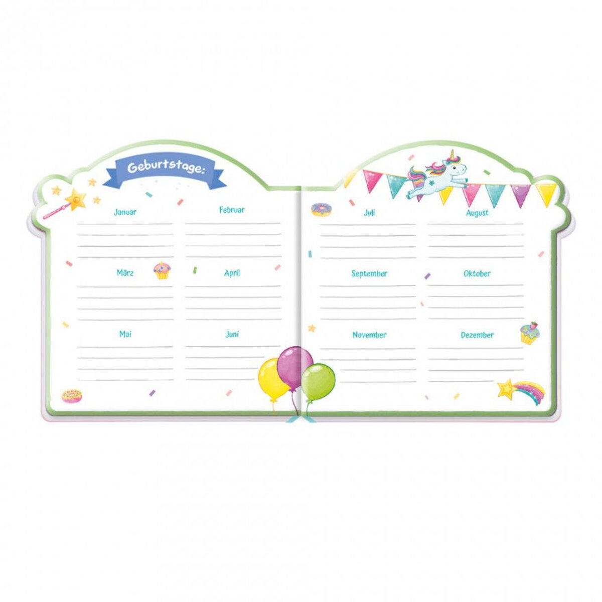 Trötsch Einhornwelt Kindergarten-Album