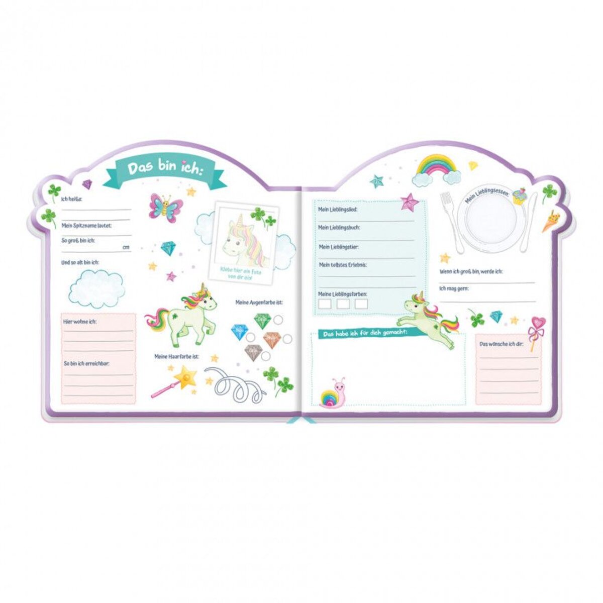 Trötsch Einhornwelt Kindergarten-Album