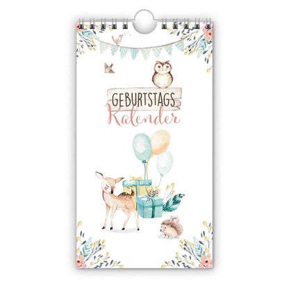 Trötsch Geburtstagskalender Waldfreunde, Jahresunabhängig