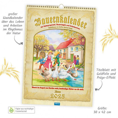 Trötsch Großbildkalender "Bauern" 2025