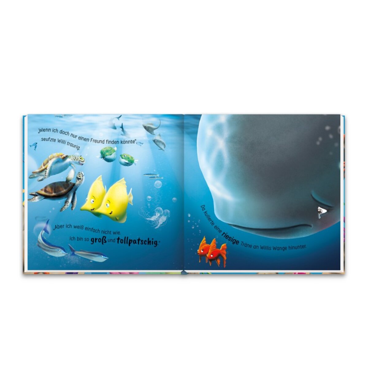 Trötsch Kinderbuch "Ein Freund für Willi Wal"