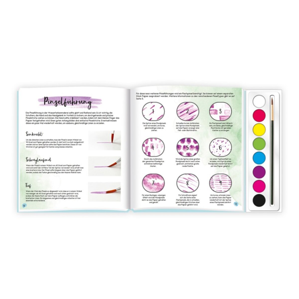 Trötsch Malen mit Wasserfarben "Pflanzen"