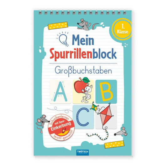 Trötsch Spurillenblock Großbuchstaben