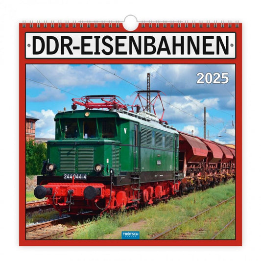 Trötsch Technikkalender "DDR-Eisenbahn" 2025