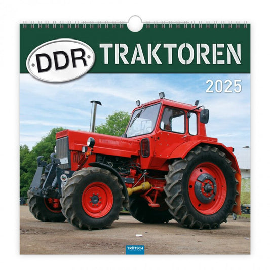 Trötsch Technikkalender "DDR-Traktoren" 2025