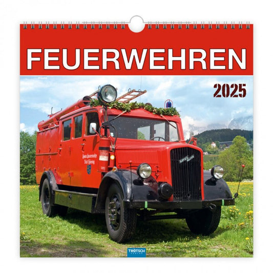 Trötsch Technikkalender "Feuerwehren" 2025