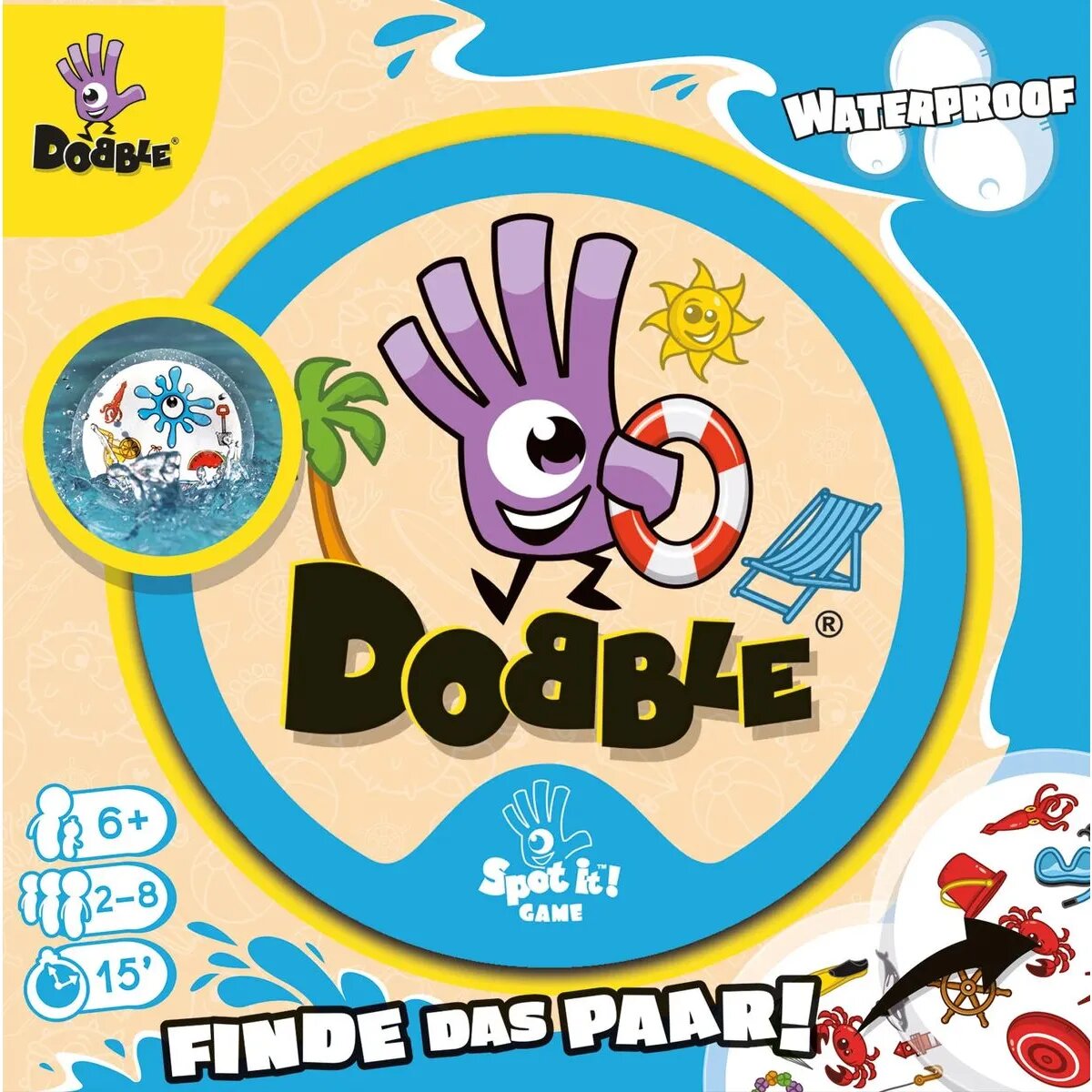 Asmodee Zygomatic Dobble Waterproof