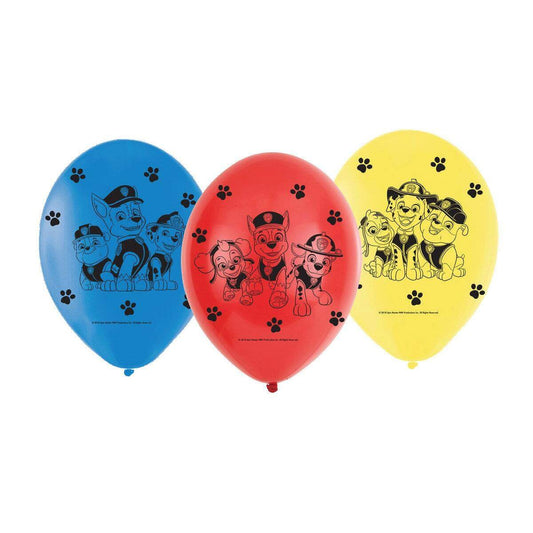 amscan Latexballons Paw Patrol, 6 Stk.