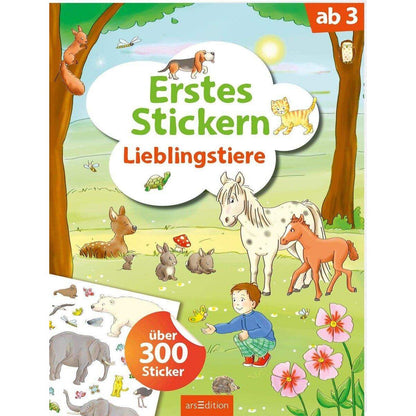 ars Edition Erstes Stickern Lieblingstiere