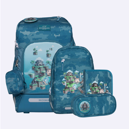 Beckmann Schulranzen-Set Active Air FLX Jungle Game, 6-teilig