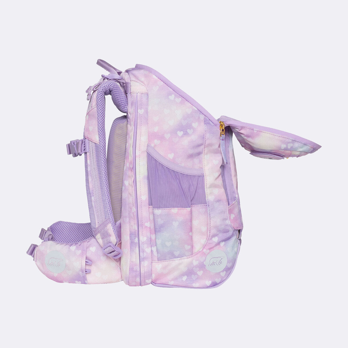 Beckmann Schulrucksack-Set Active Air FLX , Unicorn Princess Purple, 6-teilig