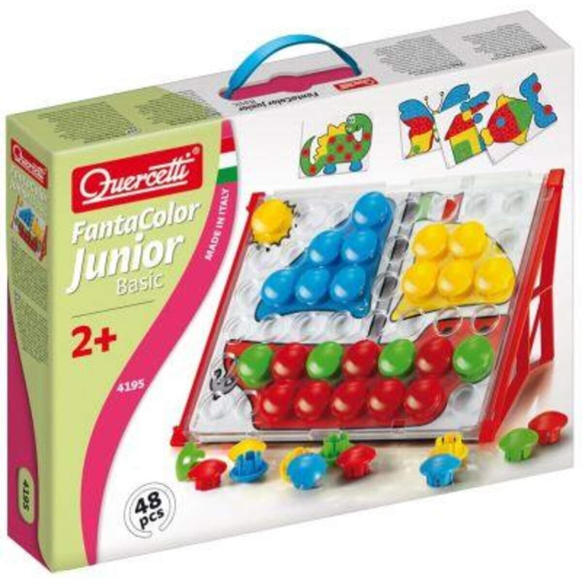 Beluga Quercetti Steckspiel Junior Basic, 48 Stecker