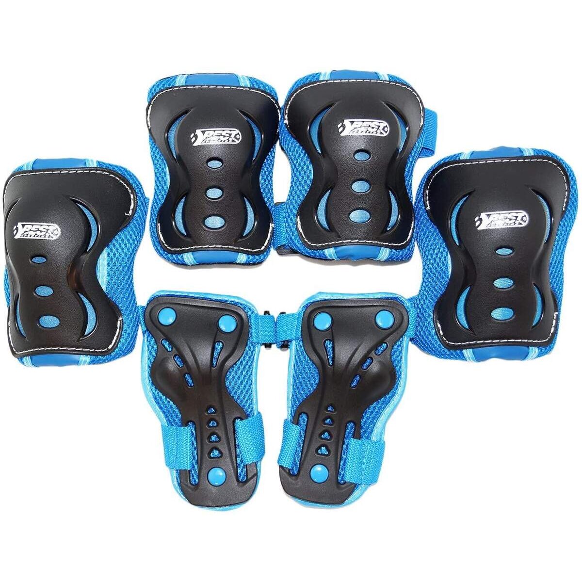 BEST Sporting Schützer Set für Jungen, blau, Größe M