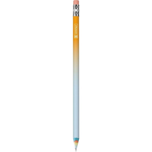 BRUNNEN Bleistift „Rainbow Paper“ Länge: 18 cm pastellfarben, 1 Stück, 3-fach sortiert