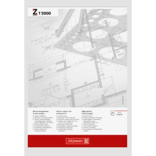 BRUNNEN Entwurfblock A3, 70g, 25 Blatt