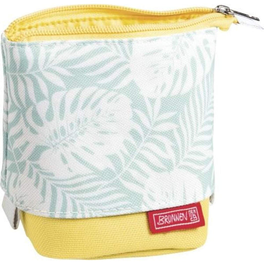 BRUNNEN Etui und Stiftköcher Colours of Summer 18 x 8 cm, gestülpt: Höhe 12 cm, sortiert