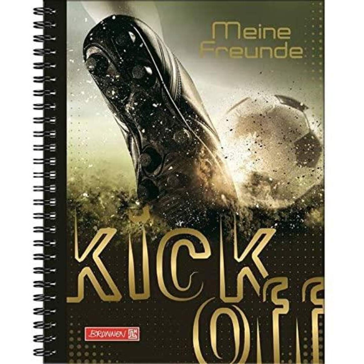 BRUNNEN Freundbuch Fußball - Kick Off, meine Freunde