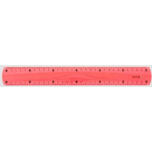 BRUNNEN Lineal Neon 30 cm neonrot