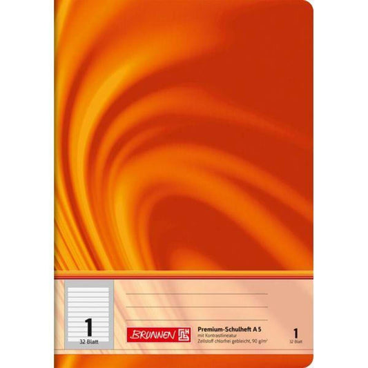 BRUNNEN Schulheft Vivendi A5, 32 Blatt Lineatur 01 1. Schuljahr