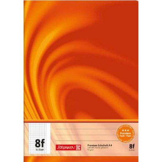 BRUNNEN Schulheft Young Vivendi A4, rautiert, Liniatur 8f, 16 Blatt