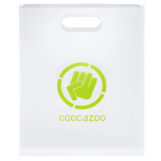 Coocazoo Heftbox „FolderHolder“, mit Tragegriff, Weiß/Transparent