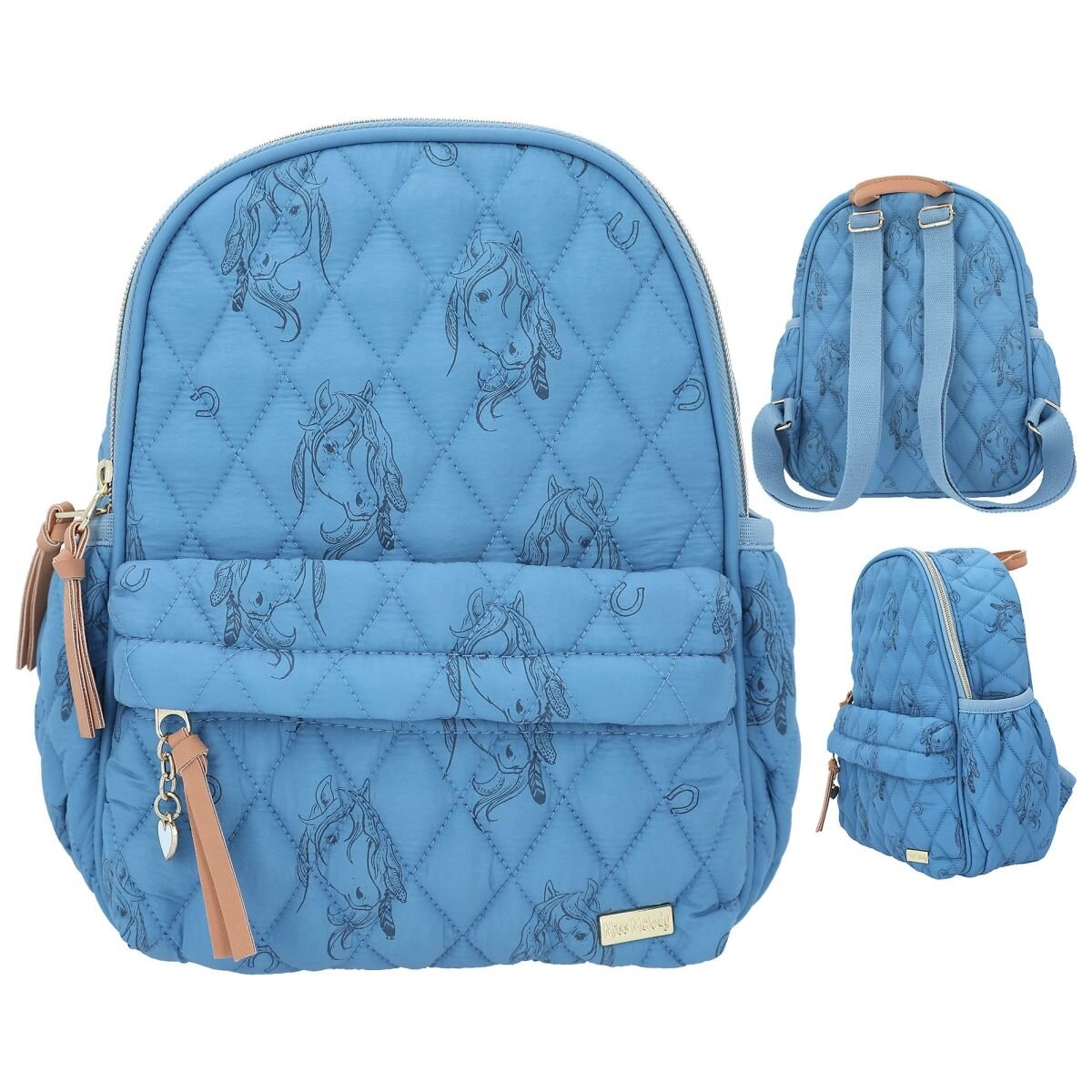 Depesche Miss Melody Rucksack BLUE QUILT