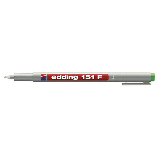 edding 151 Folienschreiber für OHP, F, grün , non-permanent, 0.6mm