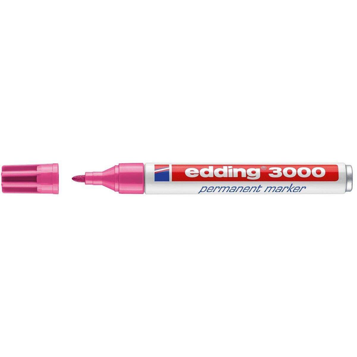 edding 3000 Permanentmarker, 1.5-3mm, rosa