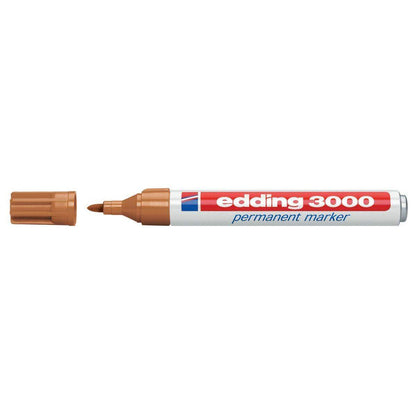 edding 3000 Permanentmarker, 1.5-3mm, Rundspitze, ocker