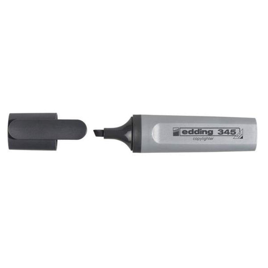 edding 345 Textmarker Copylighter, silbergrau
