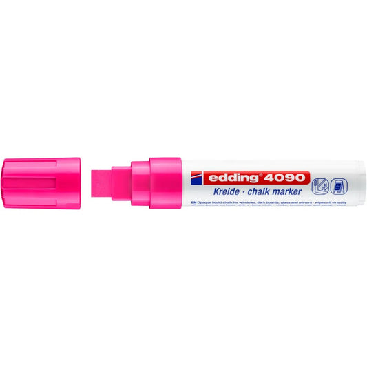 edding 4090 Kreidemarker, 4-15mm, neonrosa