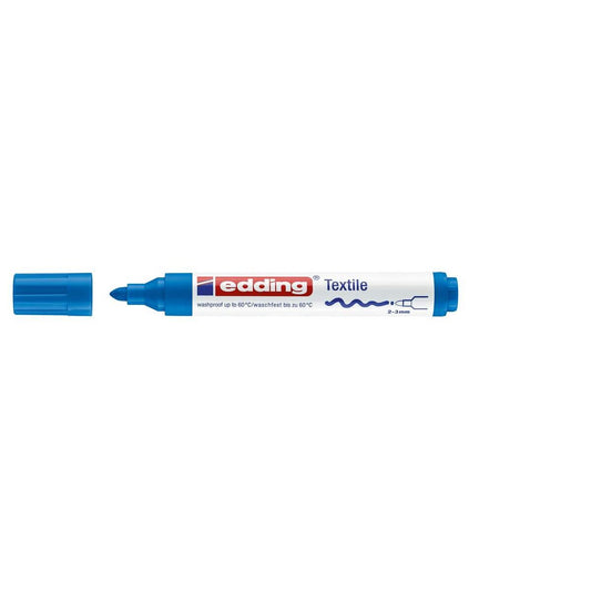 edding 4500 Textilmarker, 2-3mm, hellblau