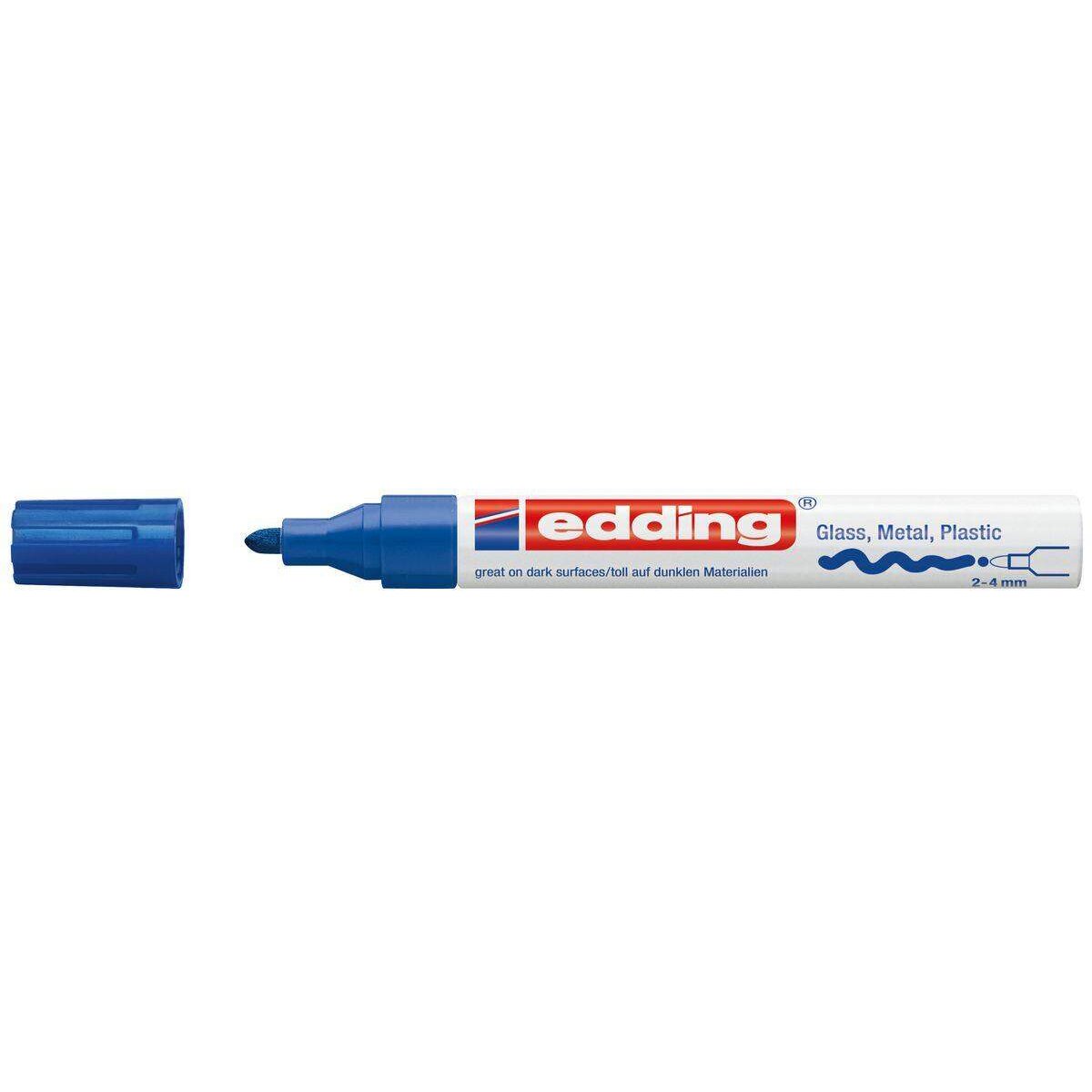 edding 750 Glanzlackmarker, 2-4mm, blau