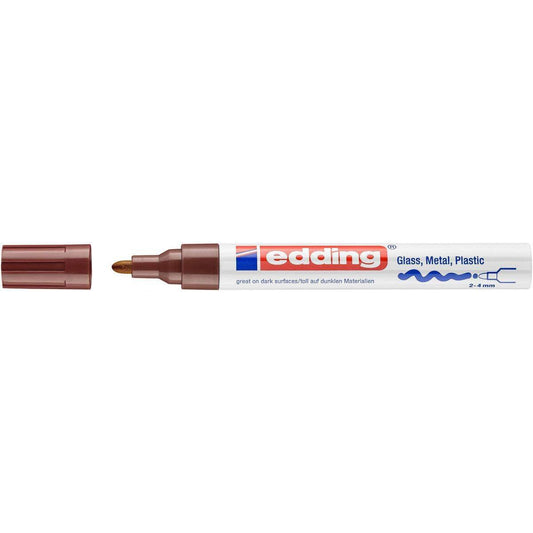 edding 750 Glanzlackmarker, 2-4mm, braun