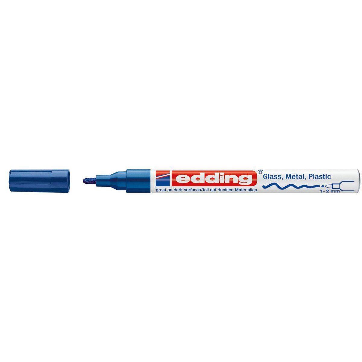 edding 751 Glanzlackmarker 1-2mm, blau