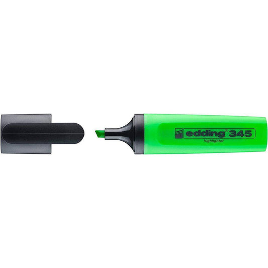 edding Textmarker 345 Highlighter Leuchtmarker, nachfüllbar, hellgrün