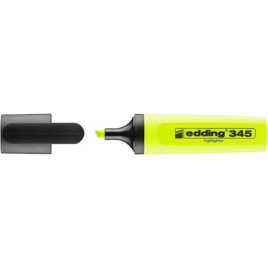 edding Textmarker edding 345 highlighter, nachfüllbar, gelb