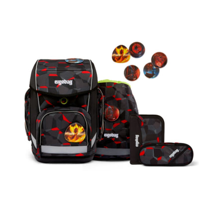 ergobag CUBO Schulrucksack-Set TaekBärdo, 5-teilig