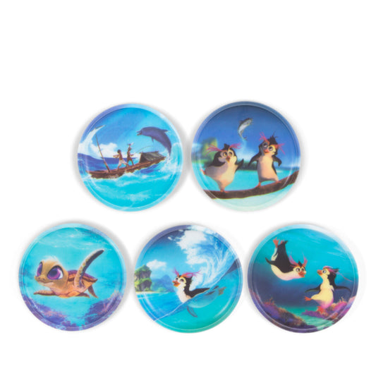 ergobag Klettie-Set Tropische Freunde 5-teilig