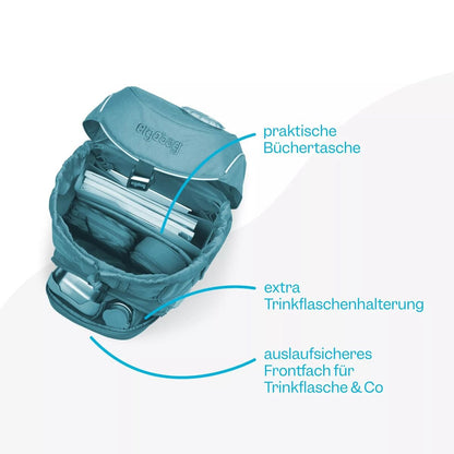 ergobag PACK Schulrucksack-Set WaldzauBär ECO HERO