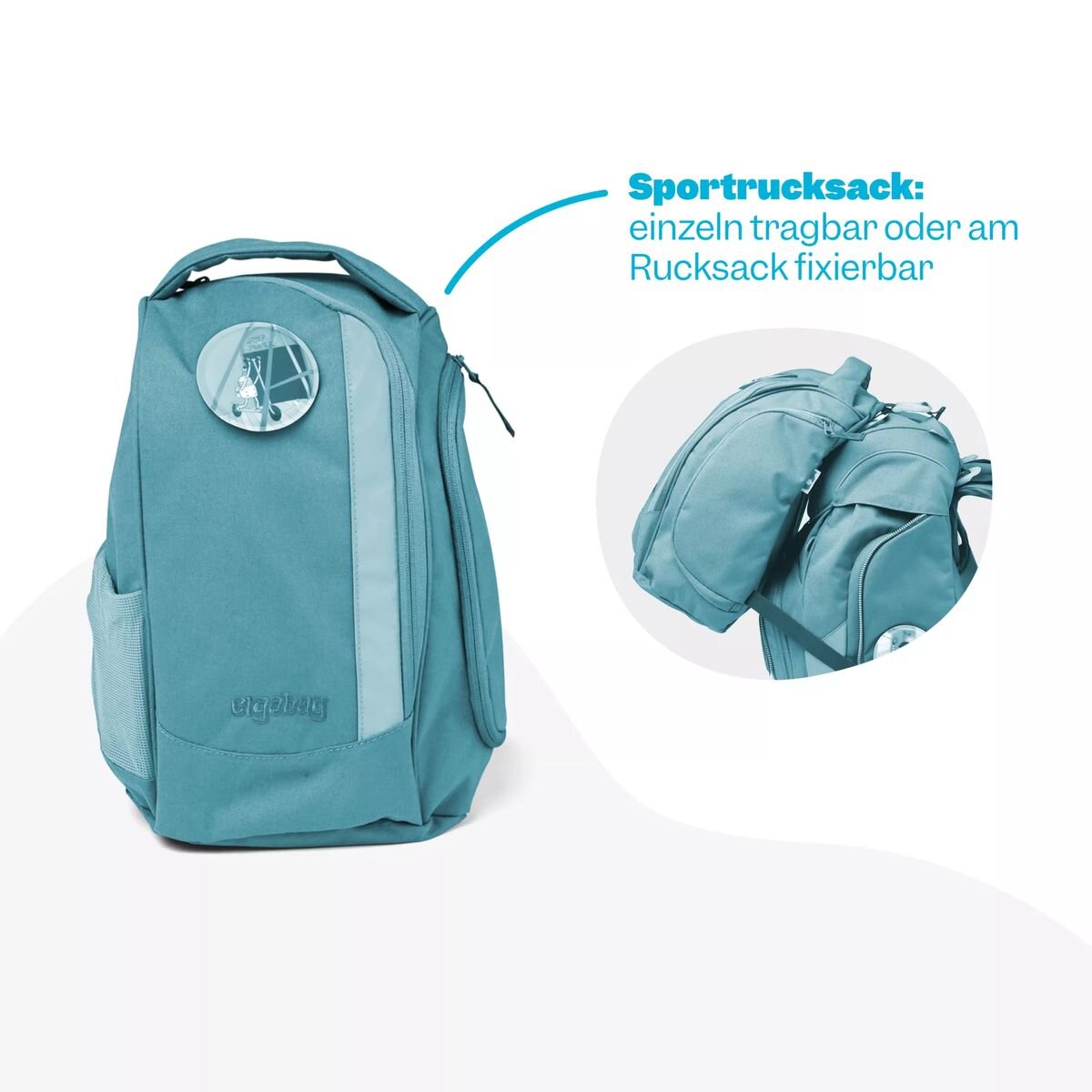 ergobag PACK Schulrucksack-Set WaldzauBär ECO HERO