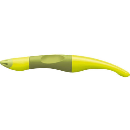 Ergonomischer Tintenroller für Linkshänder - STABILO EASYoriginal in limone/grün - Einzelstift - Schreibfarbe blau (löschbar) - inklusive Patrone