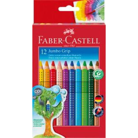 Faber-Castell Buntstift Jumbo Grip, 12 Stück