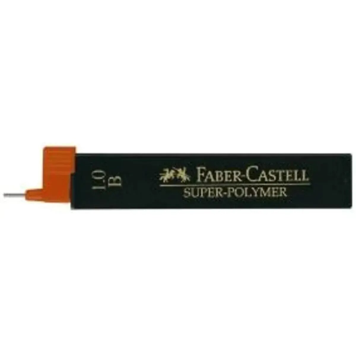 Faber-Castell Feinmine SUPER POLYMER Stärke: 0,9/1 mm, Härtegrad B, tiefschwarz