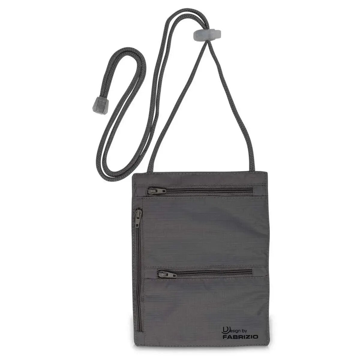 Fabrizio Sicherheitsgeldtasche mit Kordel grau