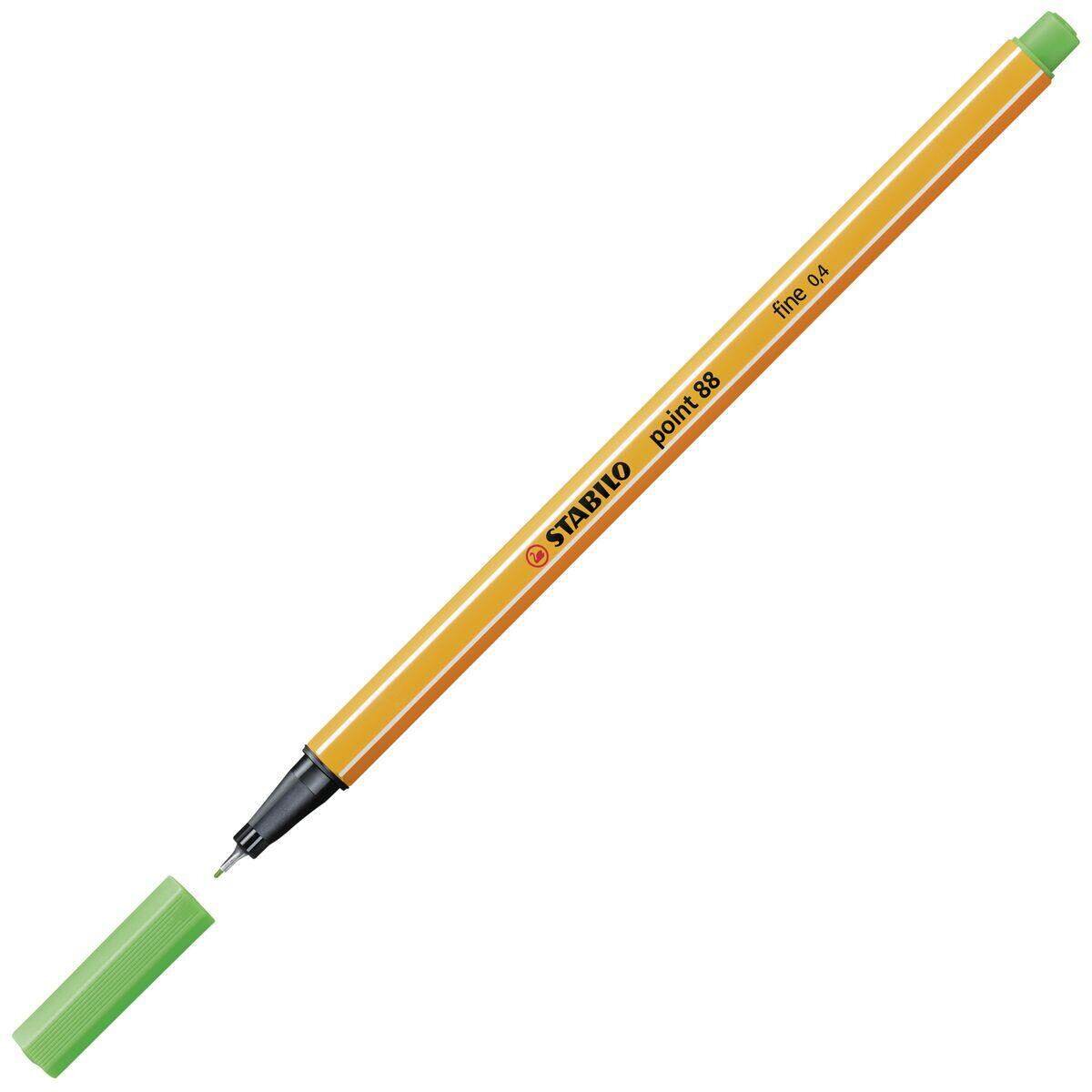 Fineliner - STABILO point 88 - Einzelstift - hellgrün