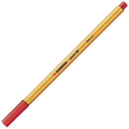 Fineliner - STABILO point 88 - Einzelstift - rot