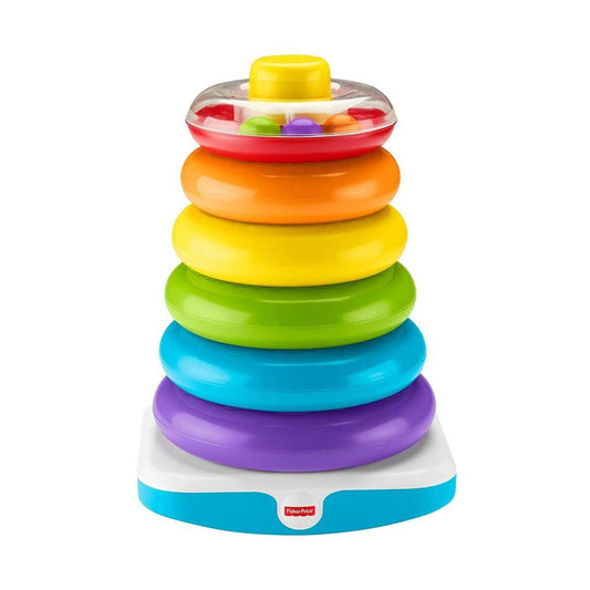 Fisher-Price Gigantische Farbring Pyramide, Steckspielzeug, Stapelturm